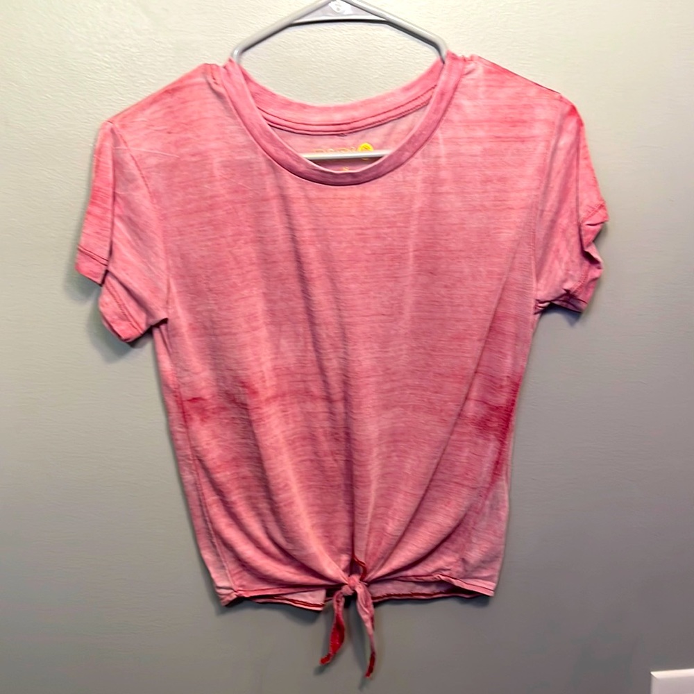 Sheer pink T-shirt